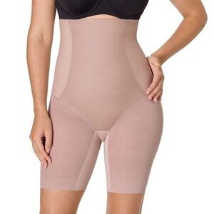 Maidenform NWT Craveable Intimates High Waist Thigh Slimmers Extra Firm 2XL Nude